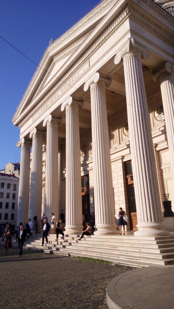The Romanian Athenaeum, entrance portico