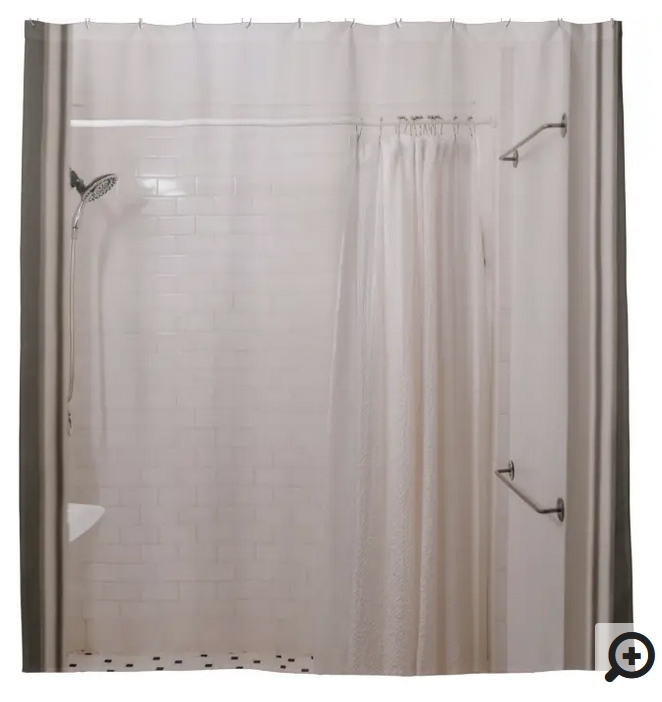 Gag custom shower curtain with your own shower area