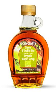 Canadian maple syrup, Grade A, organic, from Nokomis