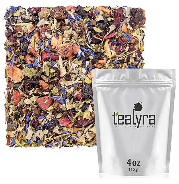Hibiscus and berries loose tea from Tealyra