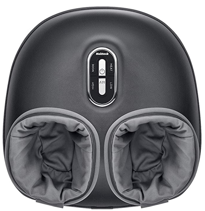 Nekteck Shiatsu Foot Massager Machine with heat and air compression