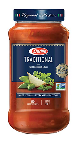 Traditional tomato sauce, super healthy, from Barilla