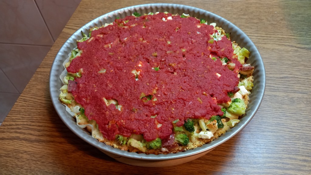 Delicious and highly nutritious gluten-free Romanian pizza