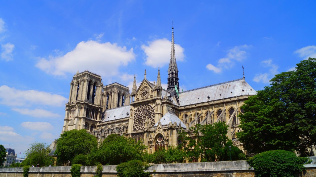 Photo of the Notre-Dame de Paris Cathedral in Paris, France