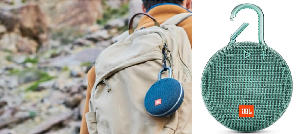 JBL completely waterproof Bluetooth speaker, durable and portable, up to 10 hours of play