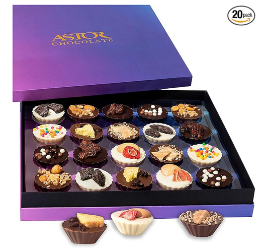 Belgian truffles chocolate from Astor Chocolate, 20 assorted pieces