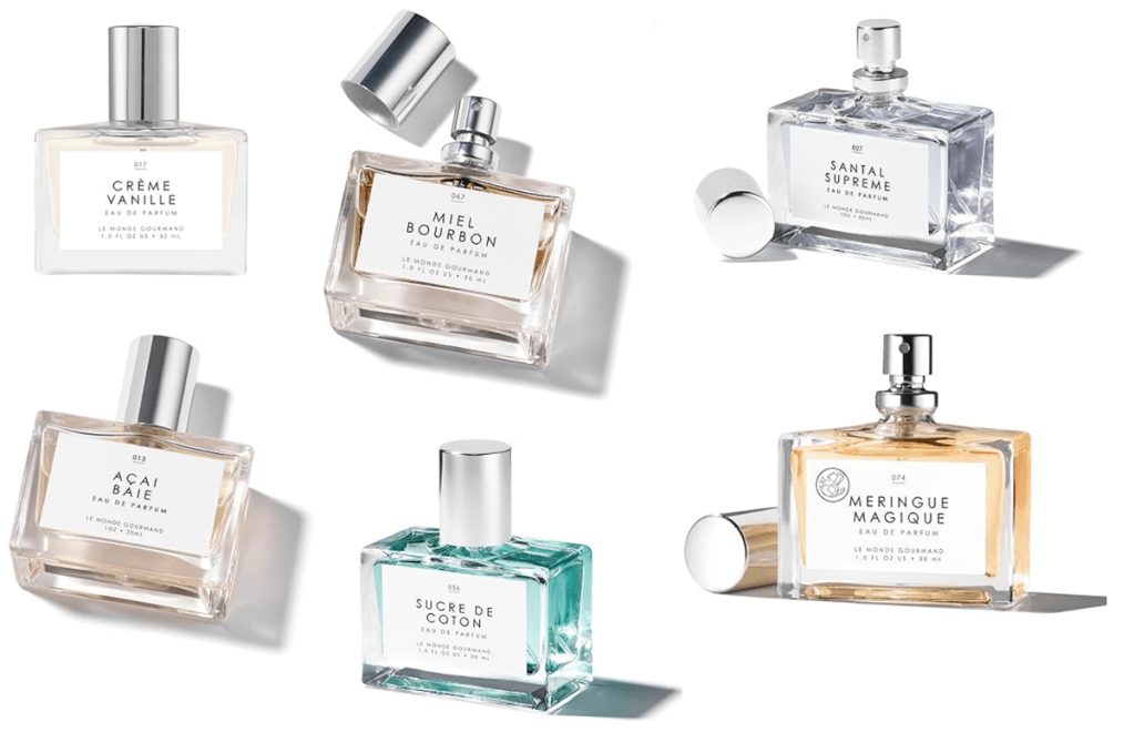 Fabulous perfumes from Le Monde Gourmand, great quality beauty gift for Mother's Day