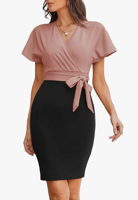 Stylish, flattering dress from Grace Karin with a pencil skirt