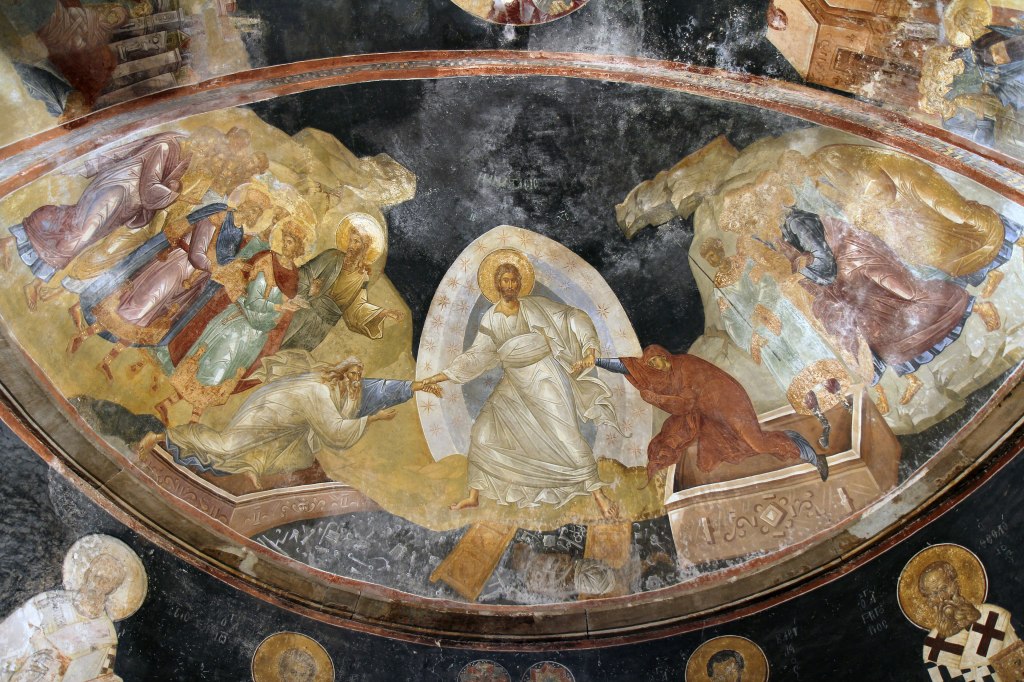Christ's Descent into Limbo, fresco at Chora Church (now the Kariye Mosque) in Istanbul