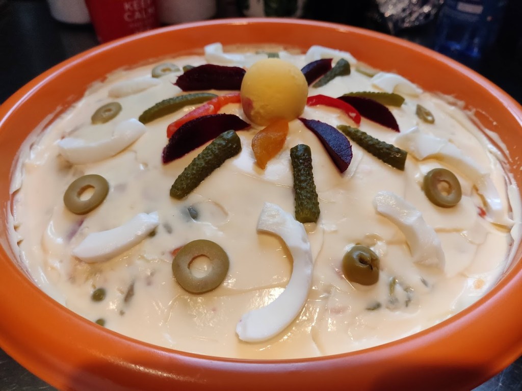 Romanian boeuf salad