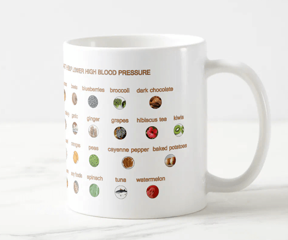 30 Foods that may help lower mild blood pressure, including blueberries, broccoli, dark chocolate, ginger, grapes, hibiscus tea, kiwis, oranges, peas, soy foods, spinach, tuna, watermelon, and others
